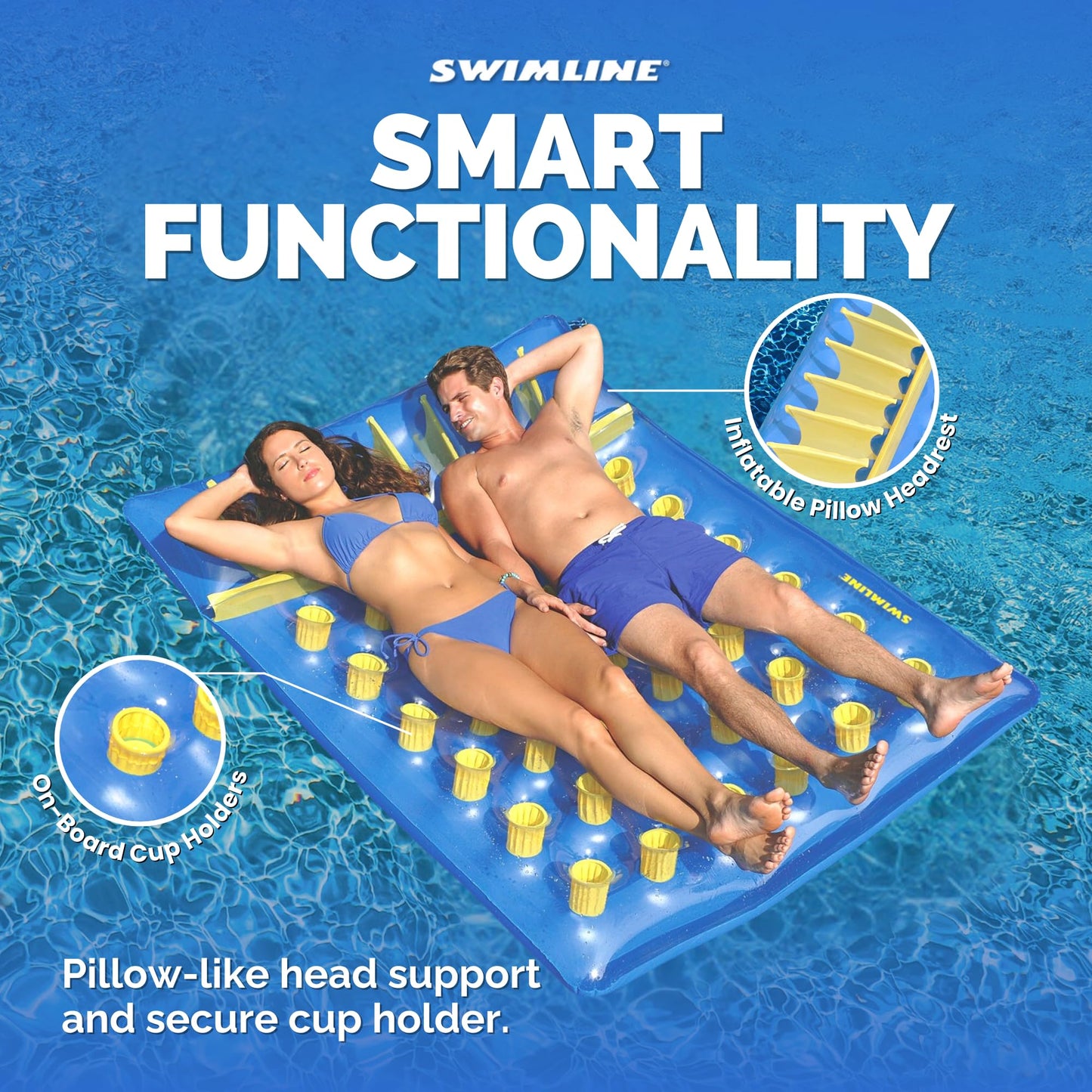 Swimline Dual Mattress Pool Float