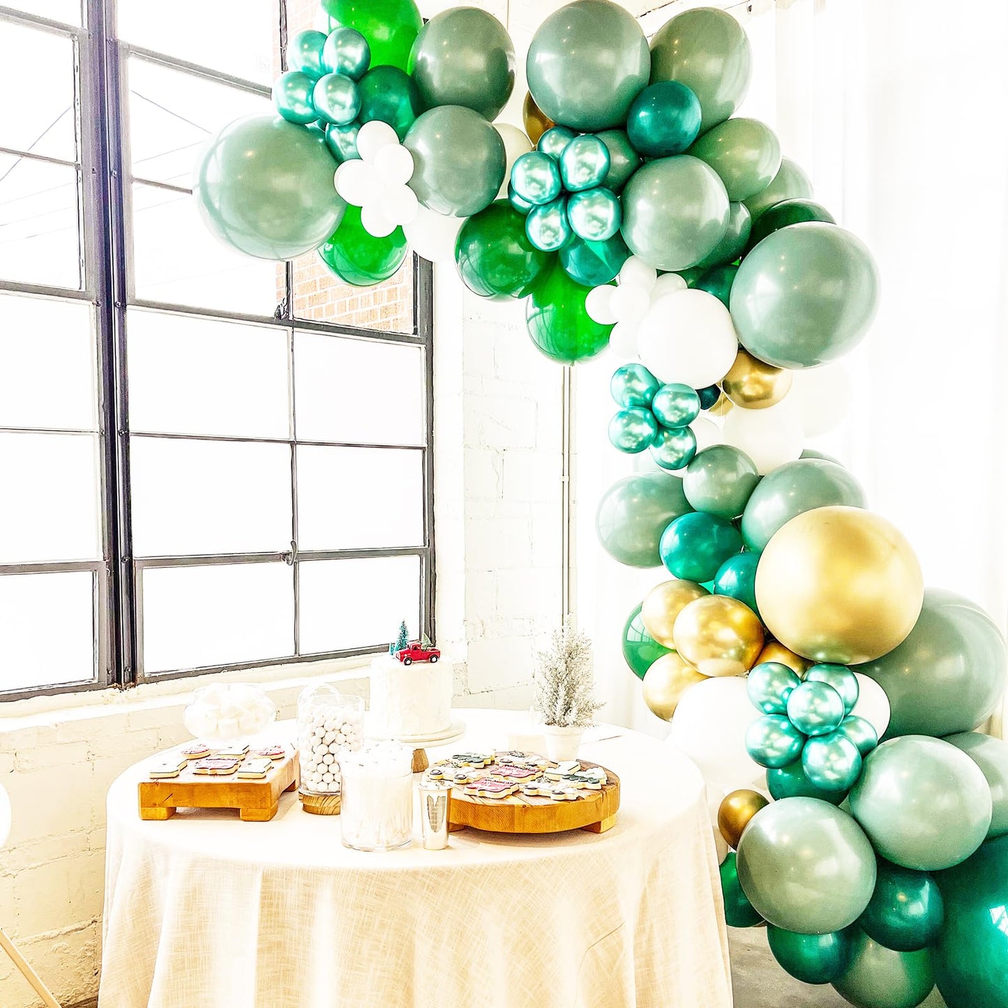 Voircoloria Sage Green Balloons, 66Pack 12Inch Olive Green Latex Party Balloons For Baby Shower, Graduation, Wedding, Birthday,