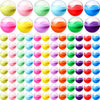MiniInflat 300 Pcs 2 Inch Empty Vending Machine Capsules Colored Round Capsules Toy Bulk Gumball Machines Plastic Balls Small Pl