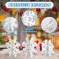 Oumuamua 6 Set Snowflake Christmas Table Decorations - 12Pcs White Wooden 3D Snowflake Decor Tabletop Centerpiece For Christmas Party Supplies Home Decor