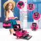 Kids Makeup Kit for Girl - 57 PCS Kid Make Up Toys,Little Girls Real Play Toddler Toy,Washable Safe & Non-Toxic Princess Childre