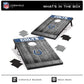 Wild Sports 2'X3' Mdf Wood Nfl Indianapolis Colts Cornhole Set - Grey Wood Design
