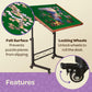 Joyberri Jigsaw Puzzle Table/Rolling Desk - 1500 Piece Puzzle Board/Portable Jigsaw Tables With Drawers And Legs - Height Adjust