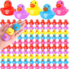 Deekin 100 Pcs Jesus Loves You Rubber Ducks Bulk Jesus Rubber Ducks Christian Ducks Jesus Gifts For Church Religious Christian Events Party Gift Baskets Fillers Reward (1.4 Inch)
