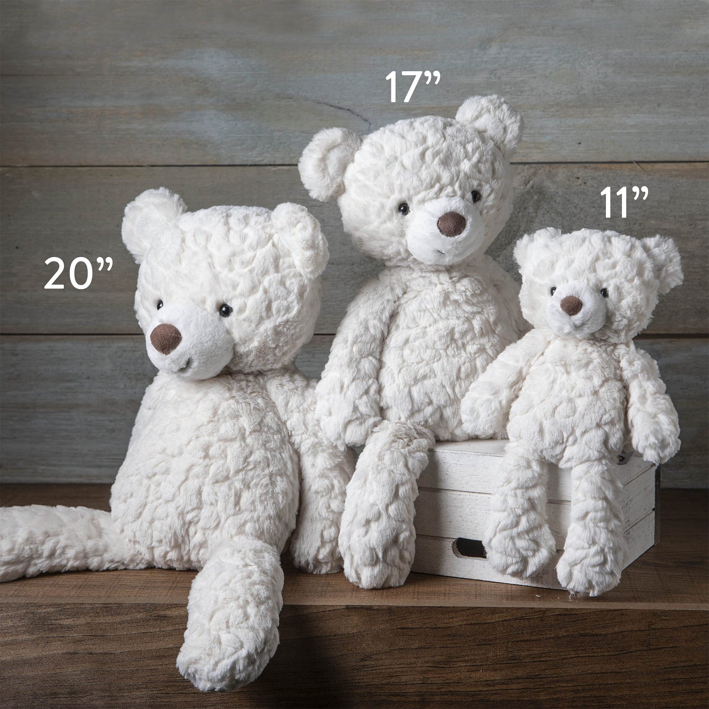 Mary Meyer Putty Bear Small Teddy Bear Soft Toy, Cream, Polyester, Model 53370