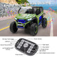 Olakids 2 Seater Ride On Car For Kids, 12V Utv Kids' Electric Vehicles With Remote Control, Spring Suspension, Soft Start, Music Bluetooth Fm, Battery Powered For Ages 3-8 (Green)