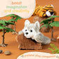 Stuffed Wolf Husky, Single Mini Stuffed Animal Plush Toy For Kids, Forest Party Favors And Goody Bags, Classroom Treasure Box Prizes, Stocking Stuffers (Wolf Husky)