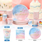 Hushee 200 Pcs Gender Reveal Baby Shower Paper Plates Napkins Cups Baby Shower Party Supplies Tableware Set Disposable Cup Napki