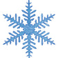 Roylco 1434845 Super Snowflake Stencil, 8 Size