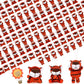Zhanmai 100 Pcs Mini Tiger Plush Keychain Toys Bulk Set