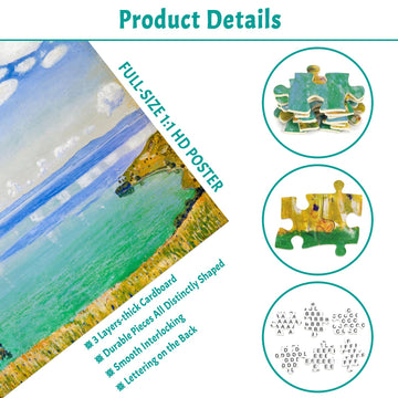 1000 Piece Puzzle For Adults View Of Lake Leman Puzzles For Adults 1000 Piece Classic Artwork By Ferdinand Hodler Jigsaw Puzzles