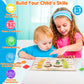 Kids Book Christmas Birthday Gifts for 3 4 5 Year Old Girls, Pre-assembled Stickers & Reusable, Activity Books for Kids Ages 3-5