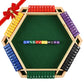 Alangduo Shut The Box Game With 12 Dice, 2-6 Player Shut The Box Table Math Game, Shut The Box Game Wooden, Educational Close The Box Game For Kids, Adults(Multicolour)