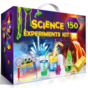 Unglinga 150 Experiments Science Kits For Kids, S.T.E.M Educational Project Toys For Boys Girls Birthday Gifts Ideas, Volcano, Chemistry Lab Tools Scientist Set