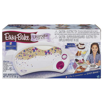 Easy Bake Ultimate Oven Deluxe Gift Set, White. Bundle Of Oven And Pizza And Pretzel Mixes (Bundle Of 3 Items)
