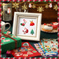 JULMELON 240 PCS Cute Christmas Stickers - Assorted Santa, Snowman, Tree Designs - Bulk Pack for Kids, Classroom, Party Favors,