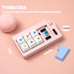Keyboard Fidget Toy - Loud Keyboard Fidget Clicker Cute Keyboard Clicker Fidget Button Stress Relief Fidget for mature-themed to Relief Stress (Pink)