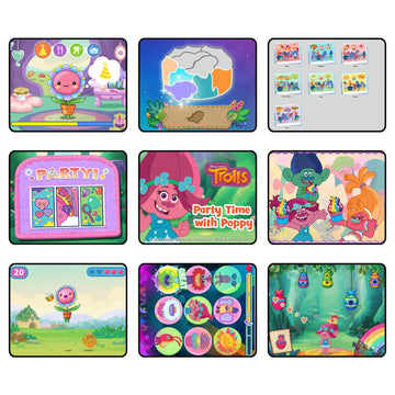 LeapFrog RockIt Twist Dual Game Pack: Trolls Party Time With Poppy and Cookies Sweet Treats