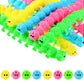 Charnoel 8 Pieces Caterpillars Sensory Toy Stretchy Toy For Anxiety, Caterpillars Fuzzy Worm Unicorn Play Toy For Relief, Calmin