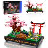 B&LHCX Cherry Blossom Bonsai Tree Building Set, 1286 PCS, Large, ABS Material, Japanese Style, Perfect Gift for Kids and Adults