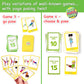 Covelico Yoga Cards For Kids - Fun Yoga Pretzels Cards For Kids Yoga Games For Children, Play Memory Yoga Game, Snap And Go Fish Yoga, Yoga Flash Cards And Yoga Kids Props For Kids Yoga & Tween Yoga.