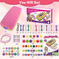 Suu66 Friendship Bracelet Making Kit for Kids Girls 6-12 Years Old - DIY Craft Kit for Bracelets, Headbands, Keychains, Creative