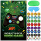 Eaezerav Pin The Button On The Video Game Party Game 32 Video Game Button Stickers Large Poster Video Game Birthday Party Decora