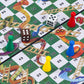 Kokosun Mini Snakes And Ladders Board Game Set, Magnetic Folding Travel Board Game, Family Fun Toys/Gift For Kids (Mini Right Angled Style)