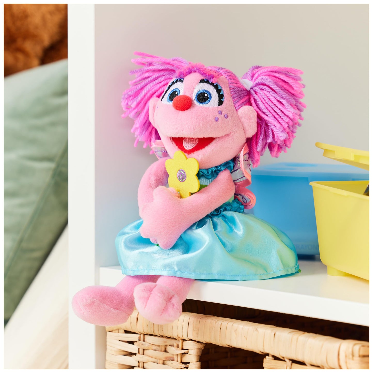 GUND Sesame Street Official Abby Cadabby Muppet Plush  enhanced Plush Toy for Ages 1 & Up  Pink/Blue  11
