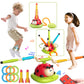 Engfa 3 In 1 Musical Jump, Toss Ring Game Toys, Stomping Launch Rocket Launcher For Kids Toys For Girls Boys 3-5, Sports & Outdo