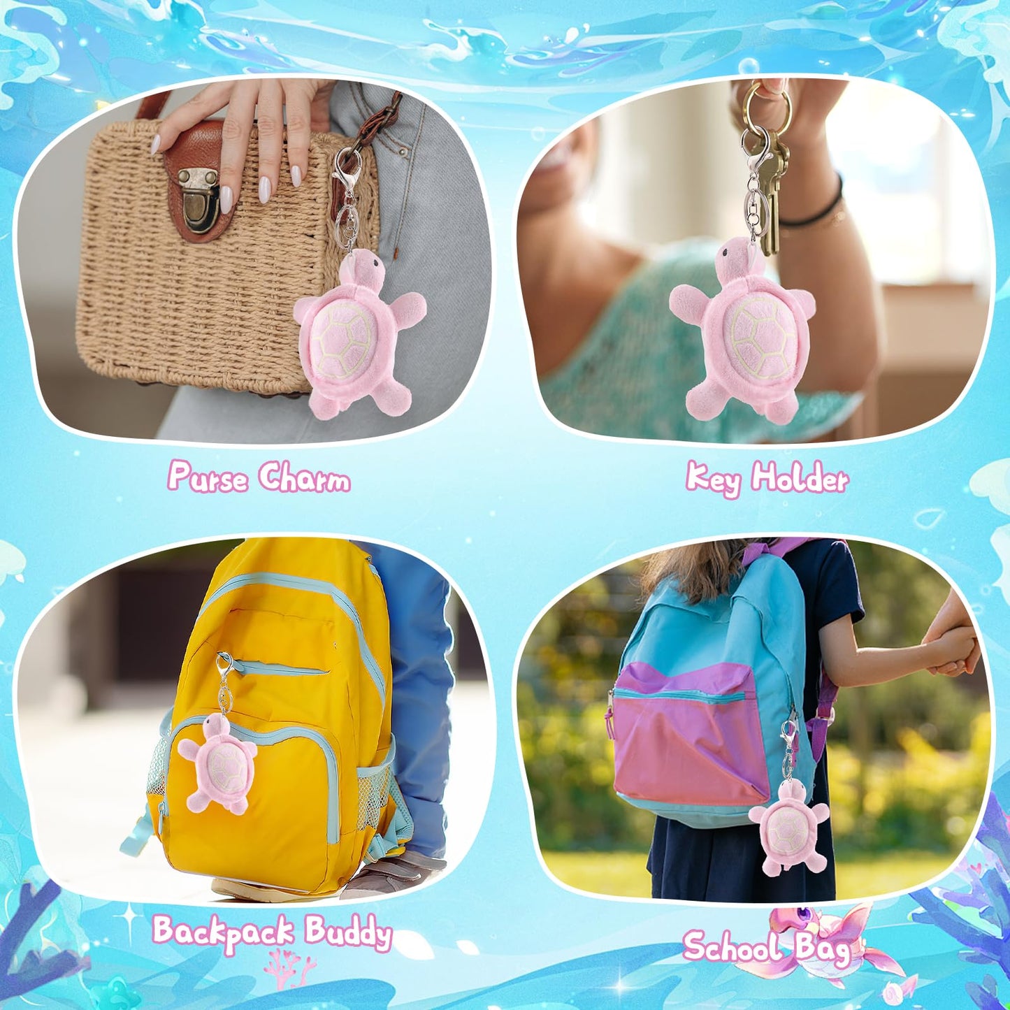 Anboor 5.11'' Small Turtle Stuffed Animals Toy, Adorable Cute Turtle Plush Ideal For Baby, Novelty Animal Plush For Kids Boys Gi