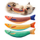 Potaroma Cat Toys Saury Fish  3 Pack  Catnip Crinkle Sound  Soft and Durable  Interactive Kitten Kicker for Indoor Kitty Exercise 9.4 Inches for All Breeds-New