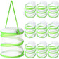 Sherr 10 Pcs Mini Butterfly Habitat Cage Mesh Butterfly Cage Butterfly Net Cage Clear Butterfly Container Foldable Butterfly Ter