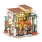 Hands Craft Diy Miniature Dollhouse Kit - Emily'S Flower Shop 3D Model Tiny House Building With Led Lights | Detailed Floral Sho