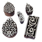 ANHANDICRAFTS Wooden Printing Blocks Stamps for Fabrics, Stamp Use on Fabrics, Paper etc 
