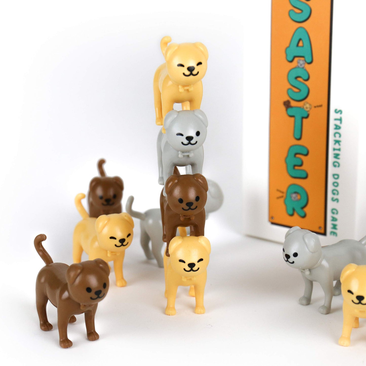 Gift Republic Dogsaster Family Fun Stacking Game - Multicolor Plastic - Model GR670020