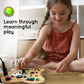 Toddler Montessori Busy Board - Wooden Educational Toy with Lights  Switches  and Buttons - Sensory Board - Preschool Motor Skills Learning Activities - Christmas & Birthday Gift
