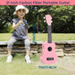 Kids Guitar Acoustic, Jakeloo 21 Inch Carbon Fibre Ukulele Toddler Acoustic Guitar Toy Guitar Child Guitar Musical Toy Kids Inst