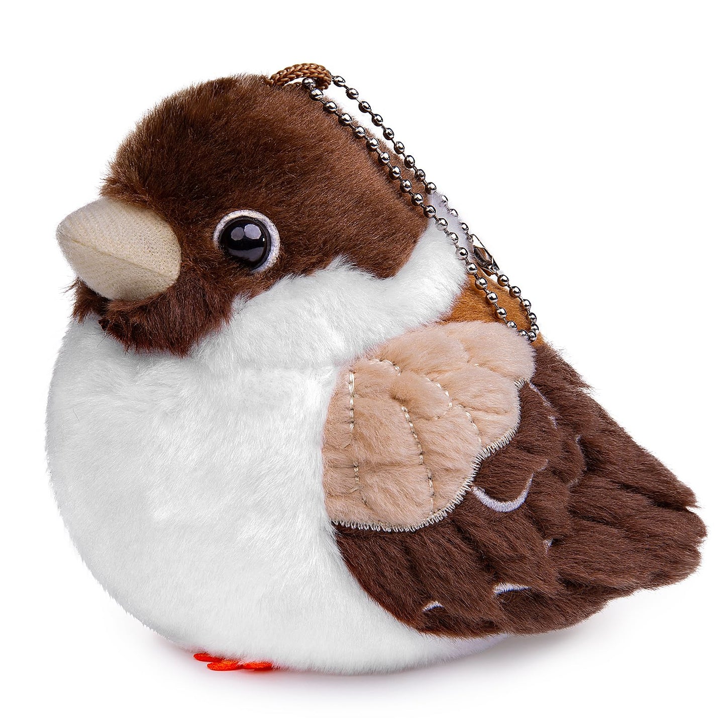 Simulation White Pigeon Stuffed Animal Toy - 10 Inch Rock Pigeon Toys, Cute Pigeon As Gift For Kids (4.4In Sparrow)