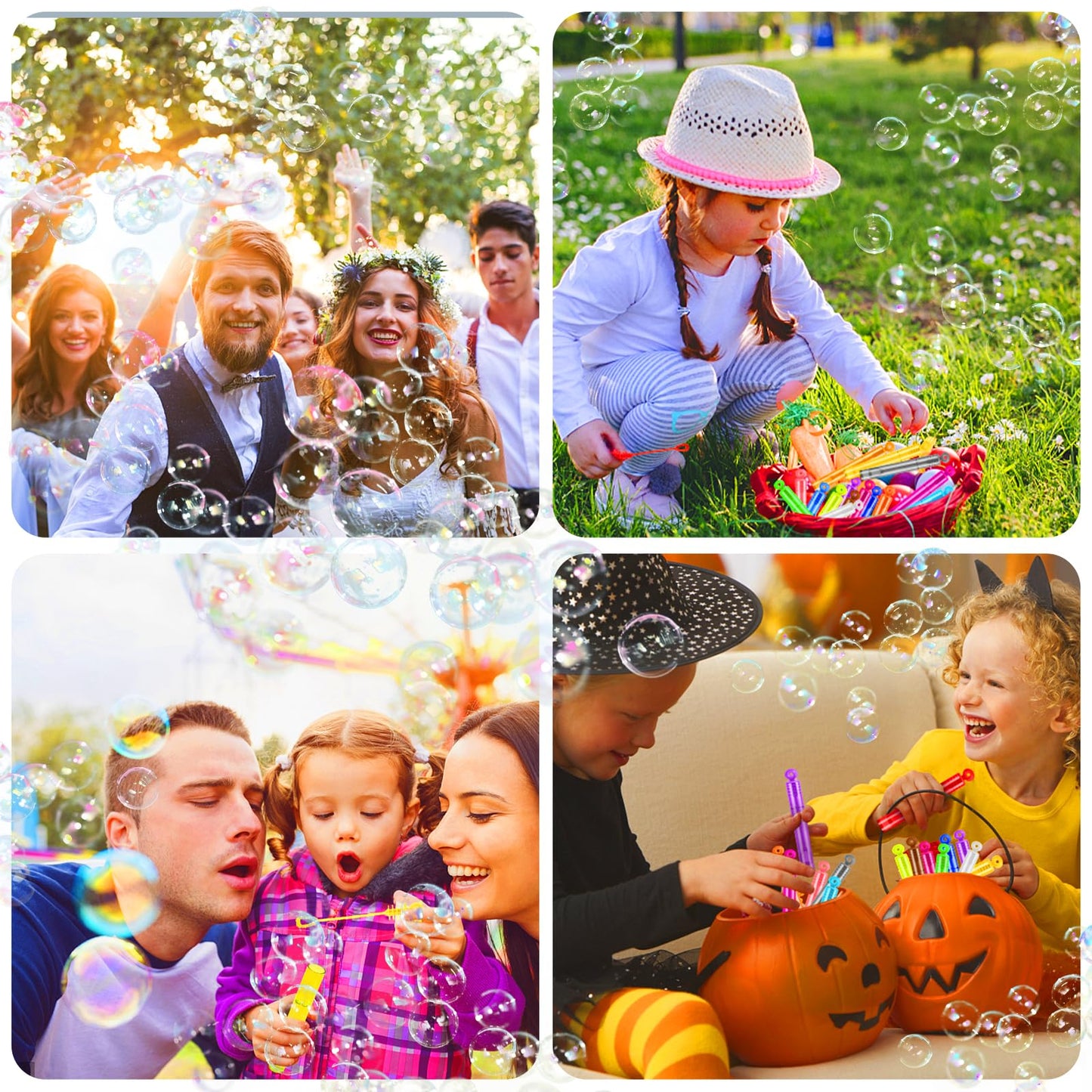 Lerbao 200Pcs 20Colors Circle Mini Bubble Wands,Bulk Bubbles Wand,For Kids Party Favors,Birthday,Beach, Outdoor, Garden, Classro