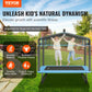 Vevor 6Ft Trampoline 72'' Indoor/Outdoor Trampoline, Mini Trampolines With Safety Enclosure Net, Gymnastics Bar, Hammock, Recrea