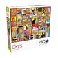 Buffalo Games 750 Piece Jigsaw Puzzle - Cats on Stamps - Large Multicolor - Paper - Model 17319 - Perfect for Game Nights