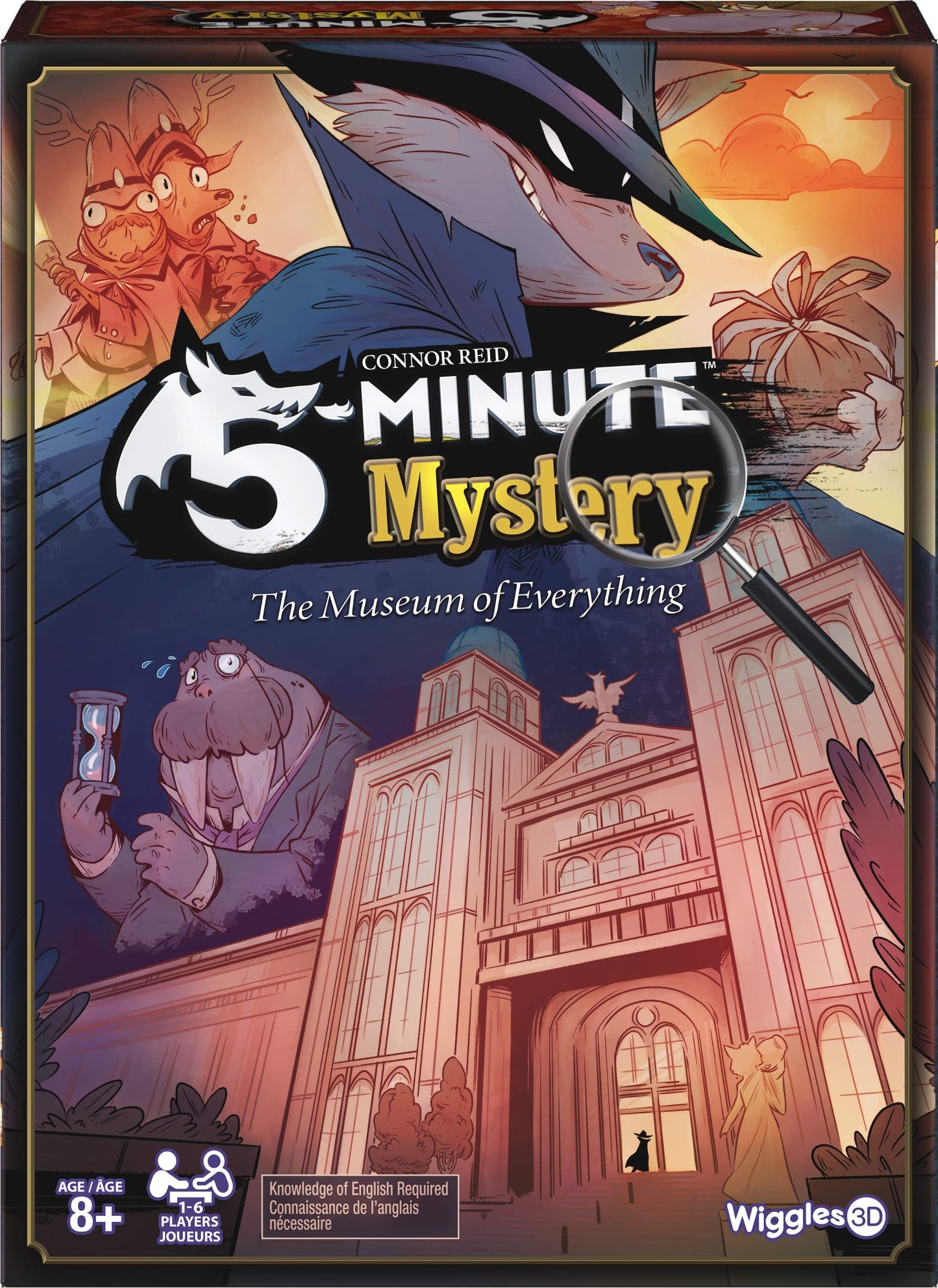 Wiggles 3D 5-Minute Mystery Game | Fast-Paced Co-Operative Board Game | Ages 8+, 1-6 Players, Cardboard, Multicolor