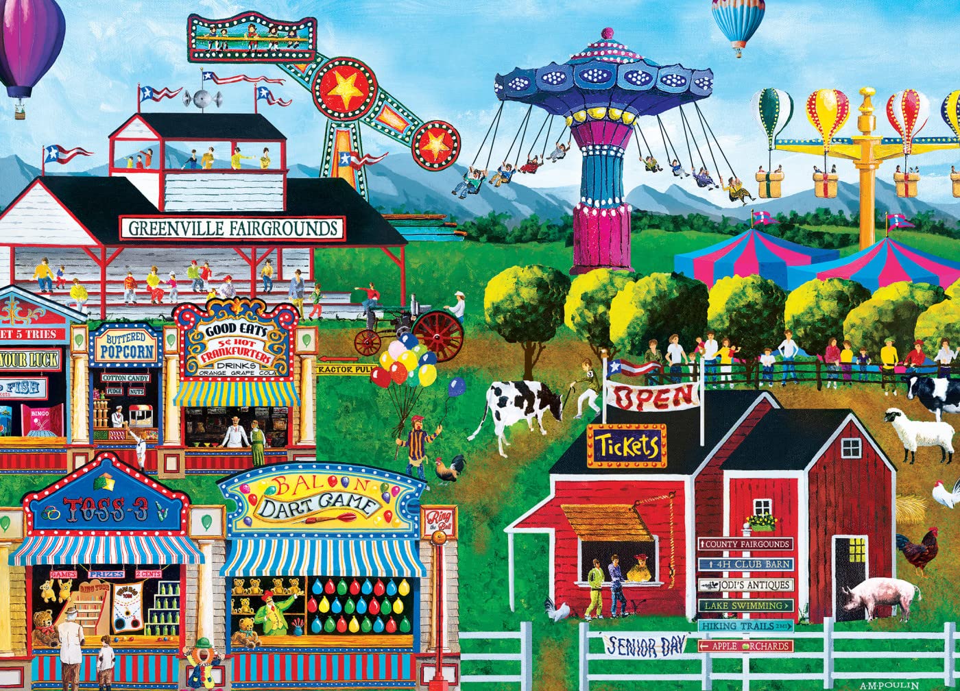 Masterpieces 1000 Piece Jigsaw Puzzle For Adults, Family, Or Youth - All'S Fair - 19.25'X26.75'