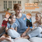 6 Pieces Hand Puppet Set 11.8 Inch Family Members Puppets Soft Plush Hand Puppets Mother, Father, Son, Daughter And Grandparents For Storytelling, Teaching, Preschool, Role Play (Basic Style)