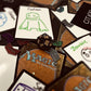 Citadel Black Dry Erase Mtg Tokens Set Of 50 Cards - With 2Pcs Erasers, Reversible Reusable Double-Sided Universal Tokens Proxy
