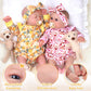 BABAESIDE Reborn Baby Dolls Twins, 20 Inch Realistic Baby Doll Girls Sleeping and Awake with Soft Body Baby Girl with Feeding To