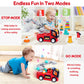 Baby Toys 12-18 Months Musical Fire Truck Toys For 1 Year Old Boys Girls Early Educational Learning Toy With Firefighting Tools/Music/Light Baby Toy Cars For 1 2 3 Year Old Boy Birthday Gifts