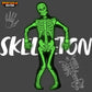Spooktacular Creations Glow In The Dark Skeleton Costume For Kids Boys, Halloween Costume For Kids, Skeleton Jumpsuit-M