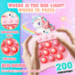 Fast Push Game, Pop Bubble Fidget Toy Quick Push Light Up Popping Game Toys For Ages 4-12, Birthday Gifts For Boys & Girls & Tee